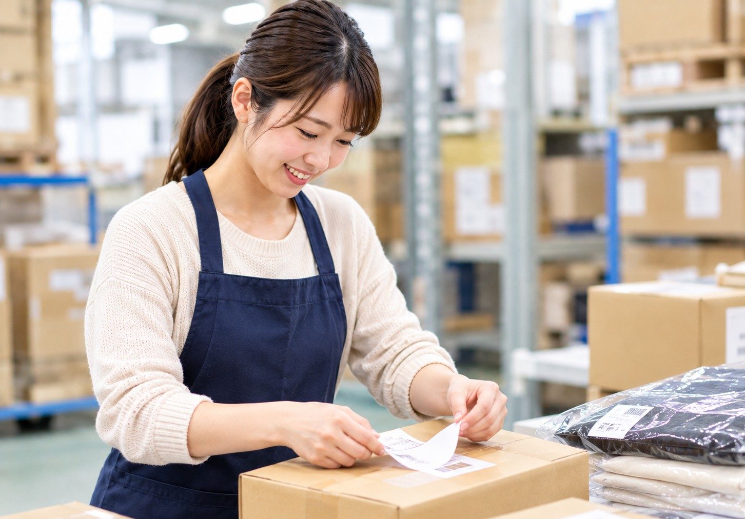 期間限定募集！商品のラベルはがし・梱包/週1日～
