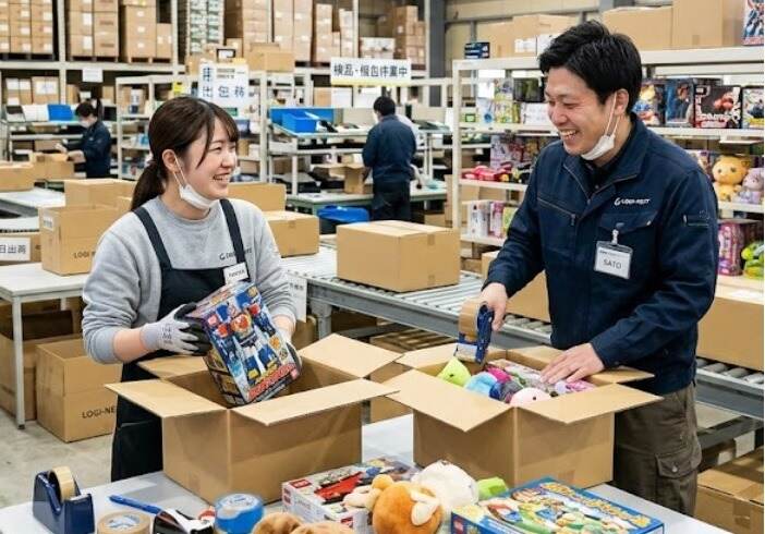 日用雑貨の検品作業／空調完備・日払いOK／週1日～相談OK