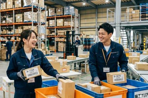 リユース商品のピッキング・梱包！空調完備